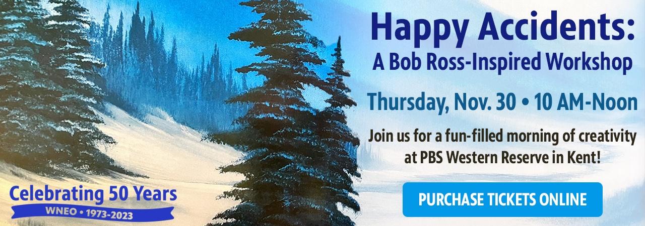 Happy Accidents: A Bob Ross-Inspired Workshop