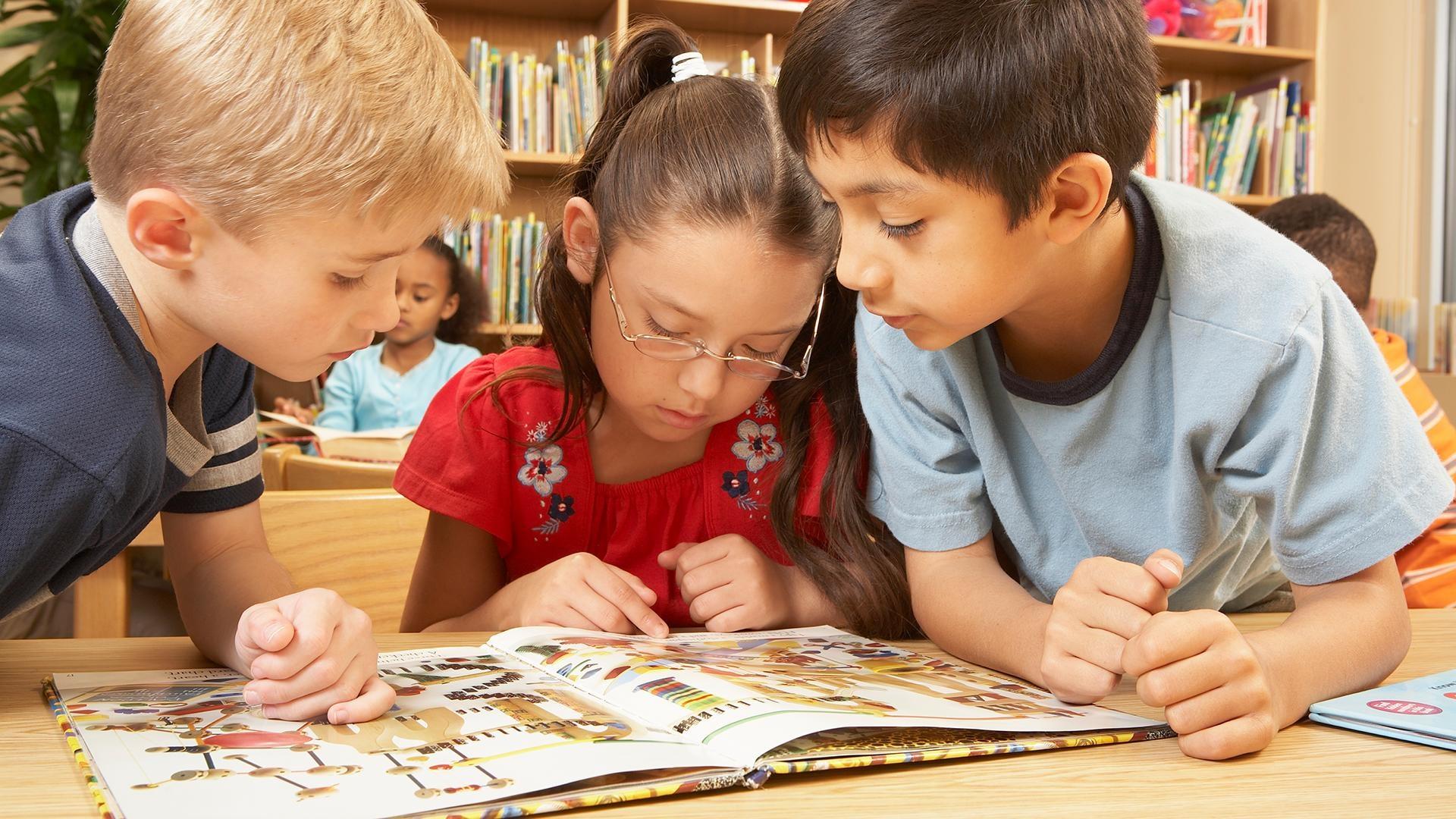 Children reading