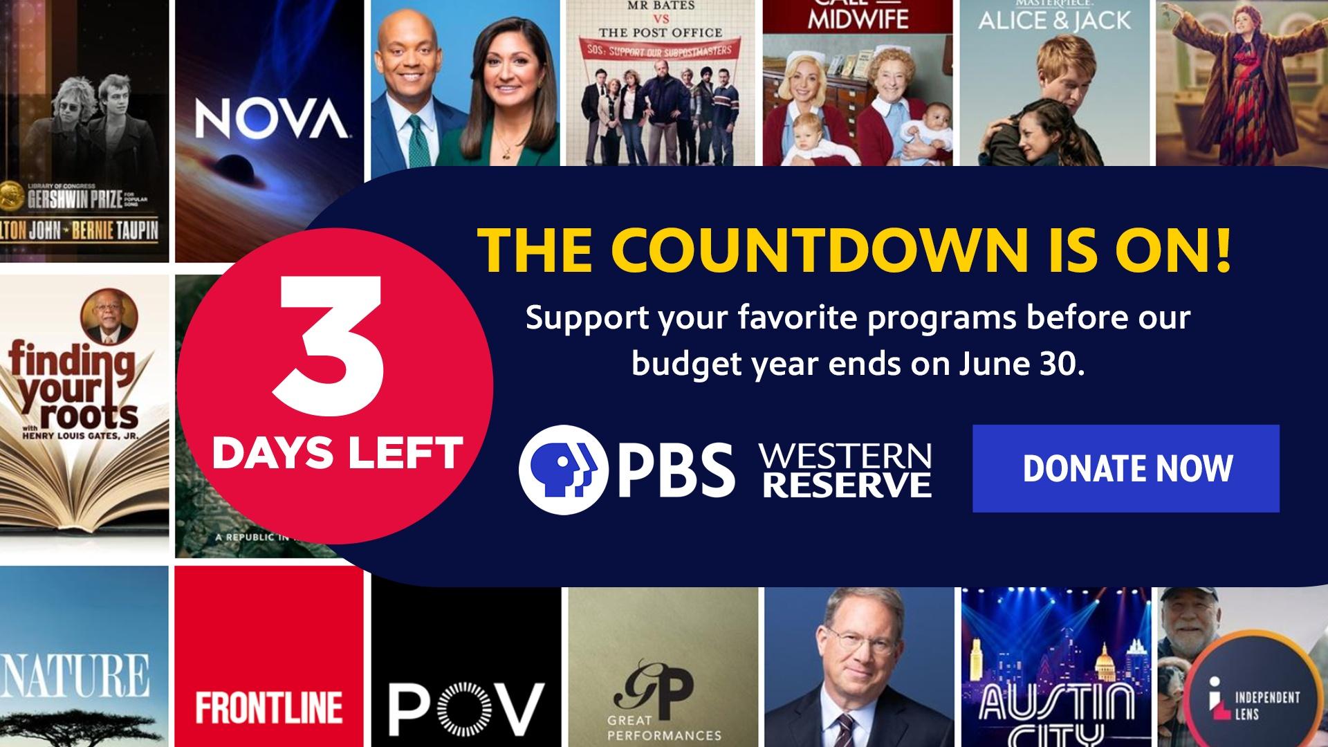 Support your favorite programs before our budget year ends on June 30.