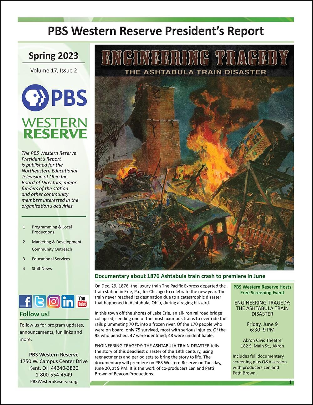 PBS Western Reserve President's Report - Spring 2023