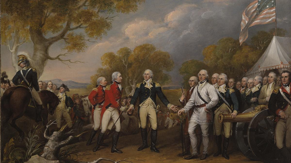 Surrender of Gen Burgoyne Yale