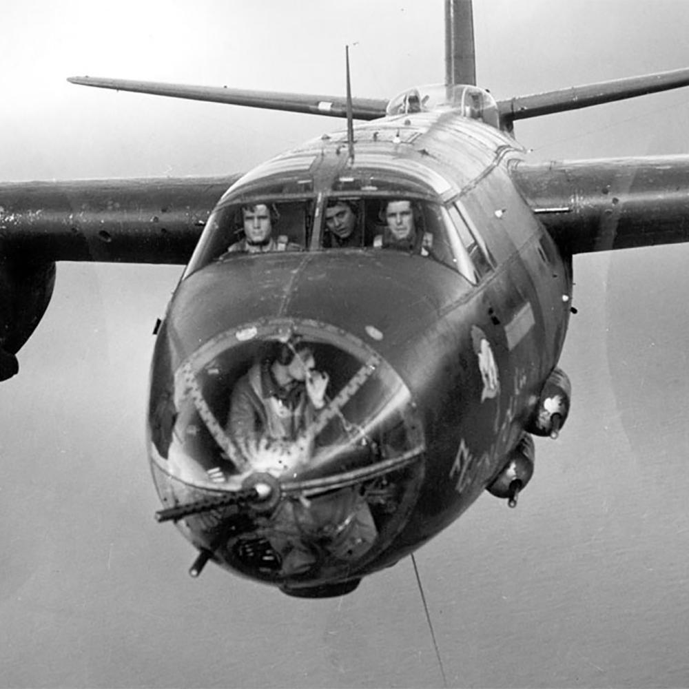 In Flight closeup