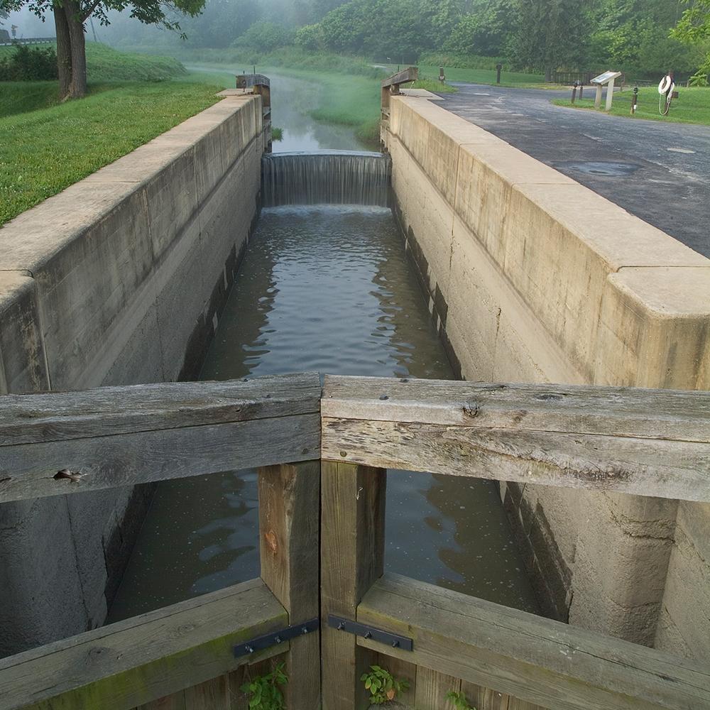 Canal Lock - Photo credit: Ian Adams