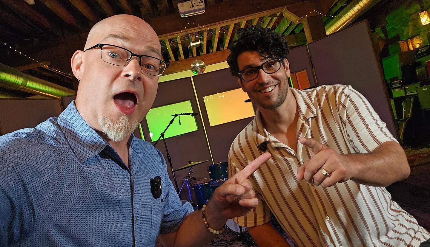 Around Akron host Blue Green with Benjamin Patrick from Akron Recording Company