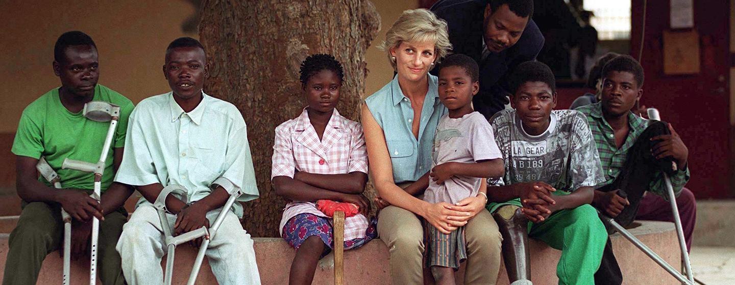 Princess Diana with childern