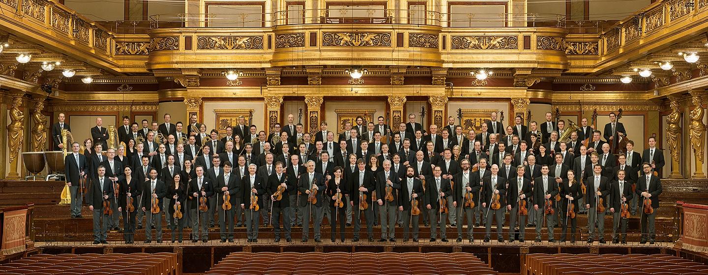 The Vienna Philharmonic Orchestra. Photo by Lois Lammerhuber.