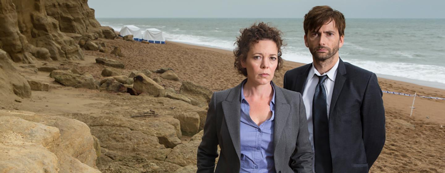 DS Ellie Miller (Olivia Colman) and DI Alec Hardy (David Tennant)