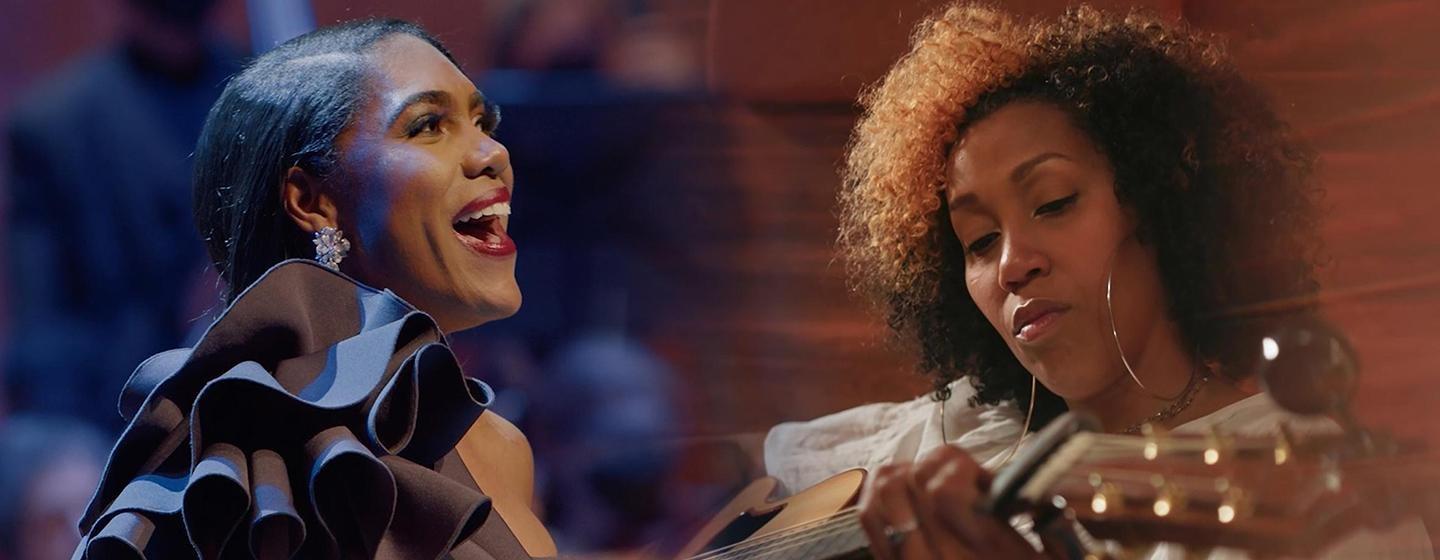 opera singer J’Nai Bridges and country music artist Rissi Palmer