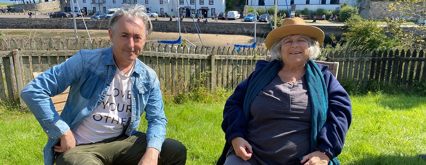 Alan Cumming and Miriam Margolyes