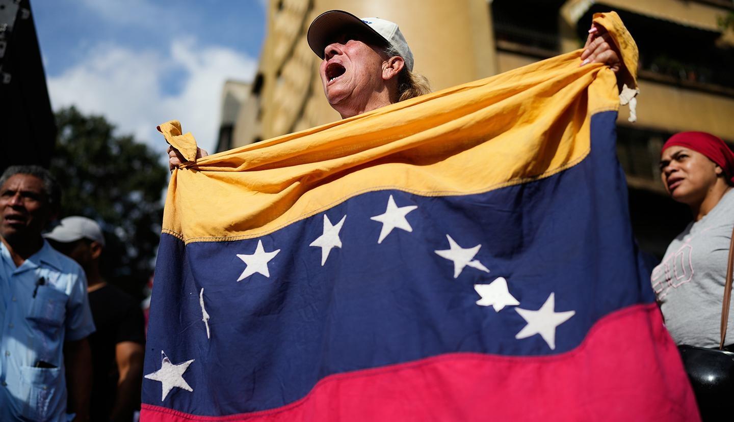 Frontline, Crisis in Venezuela - Credit: AP Photo/Ariana Cubillos