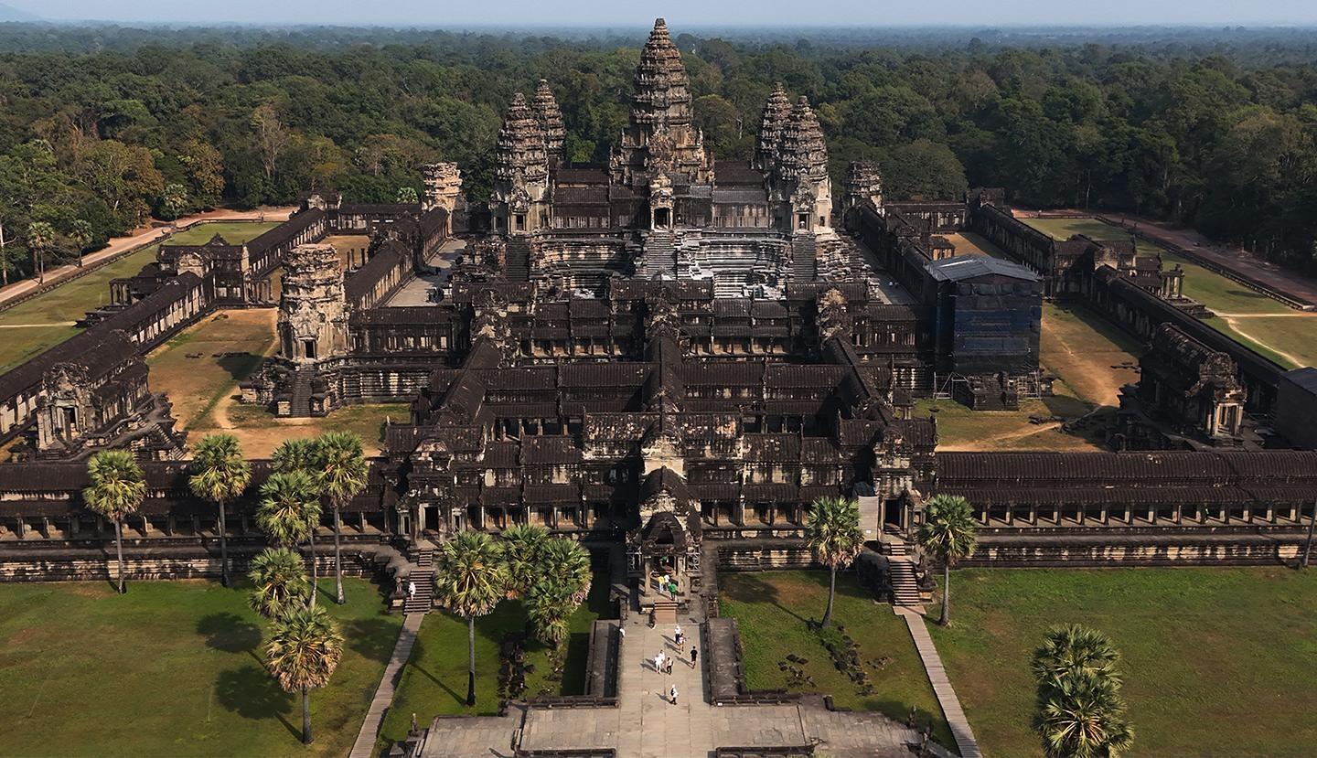 Drone image of Angkor Wat in full © Zoot Pictures