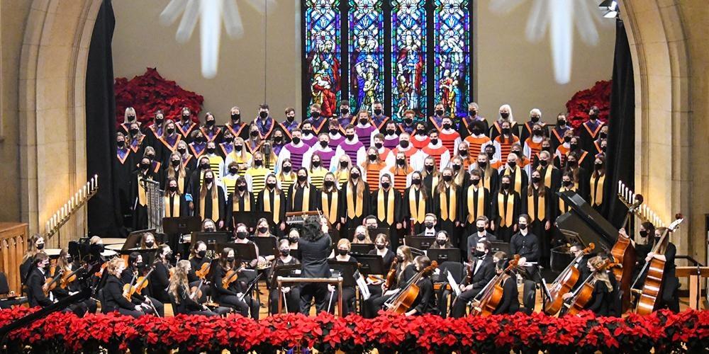 Hope College Christmas Vespers, 2021 - Photo by Tom Renner