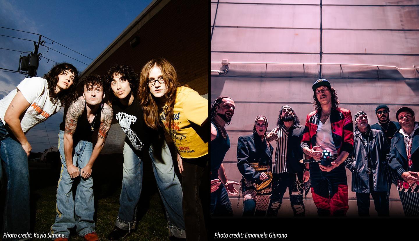 The Happy Fits (Photo credit Kayla Simone) / Gogol Bordello (Photo credit Emanuela Giurano)