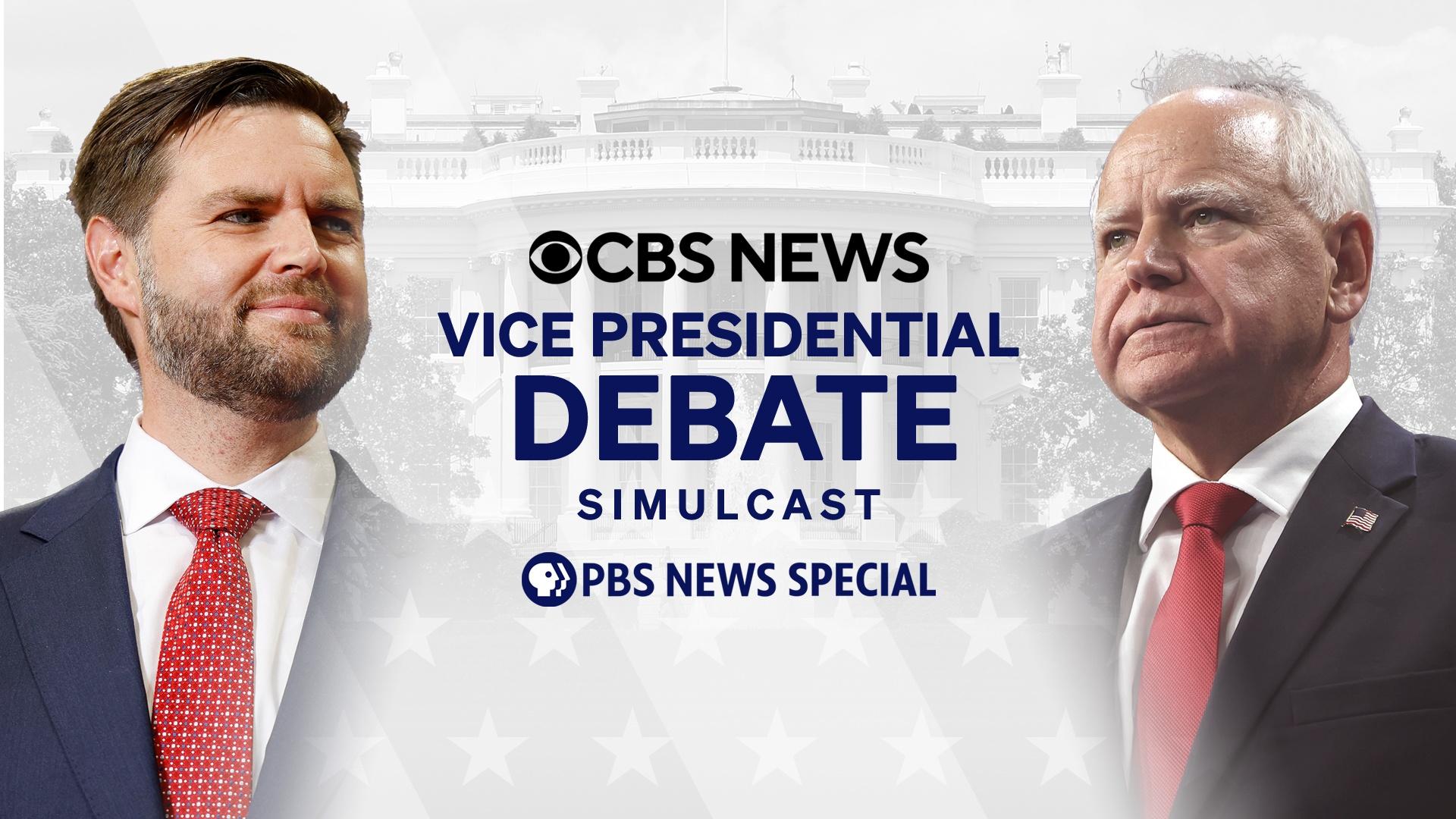 PBS News Special: CBS Vice Presidential Debate Simulcast