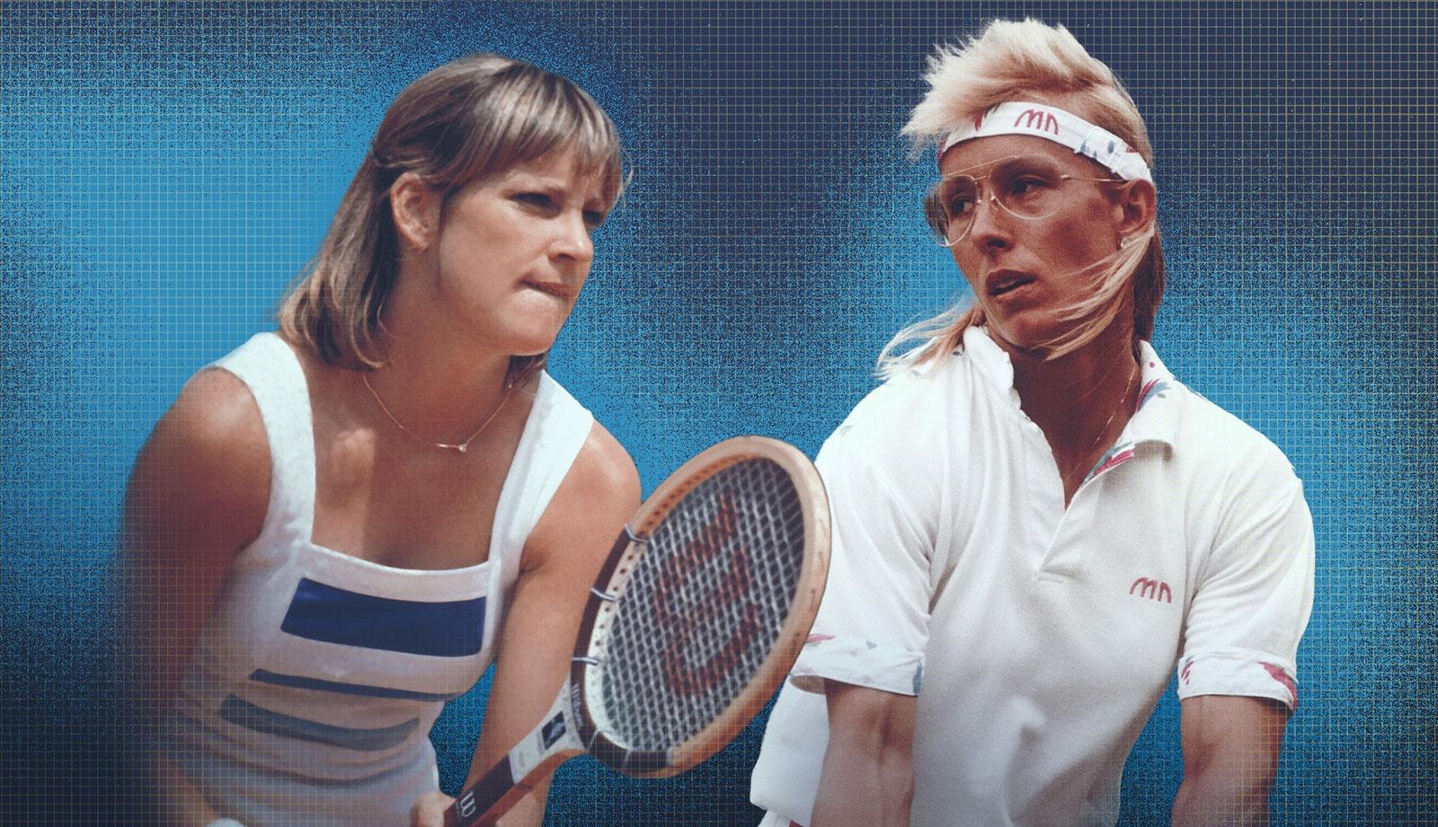 Gods of Tennis "Martina Navratilova and Chris Evert"