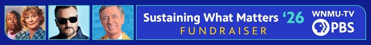 Sustaining What Matters '26 Fundraiser featuring Marlow Murder Club, Eric Church, and Fred Rogers. Donate Now