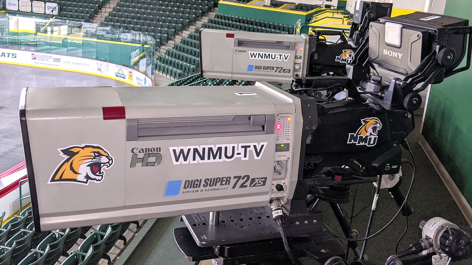 WNMU switcher at the Barry Events Center