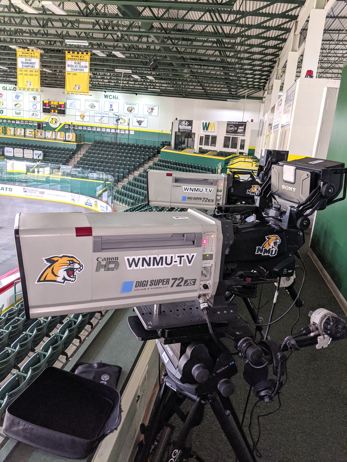 New WNMU-TV cameras at the Barry Events Center