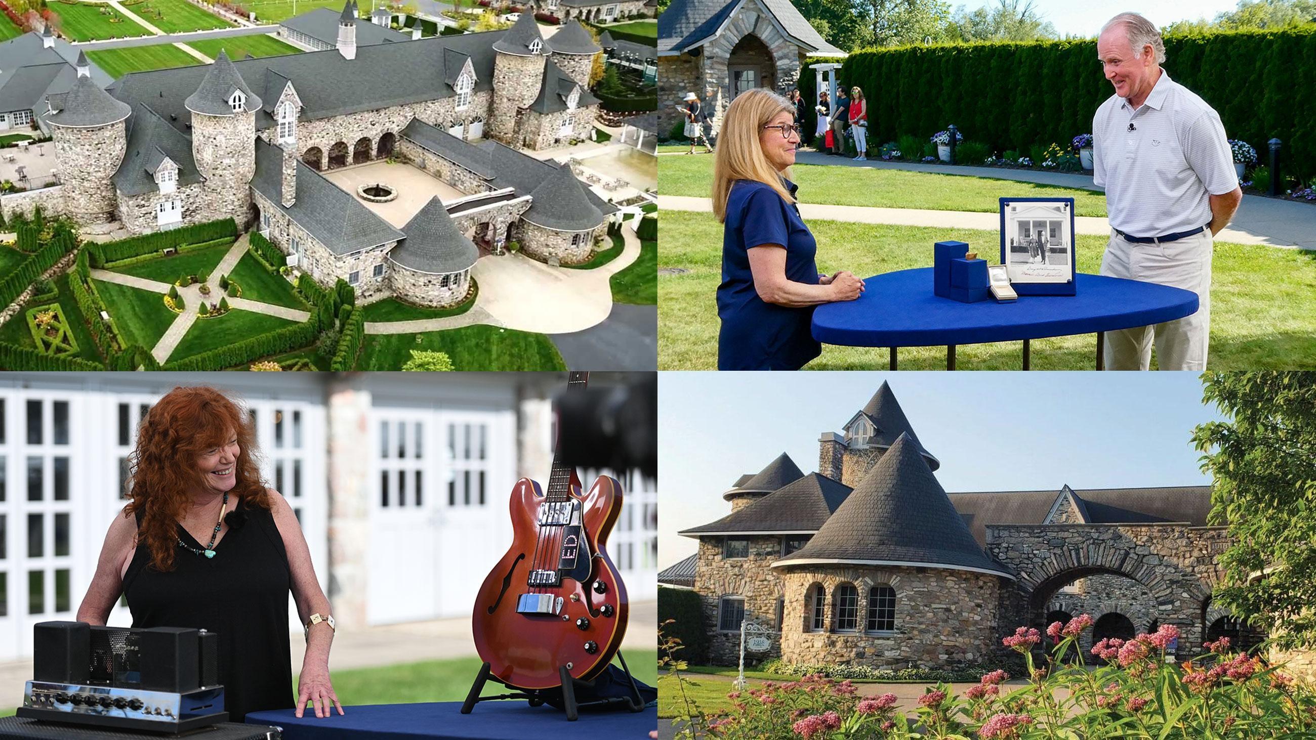 Antiques Roadshow at Castle Farms in Michigan featuring appraisals and scenic views of the historic venue
