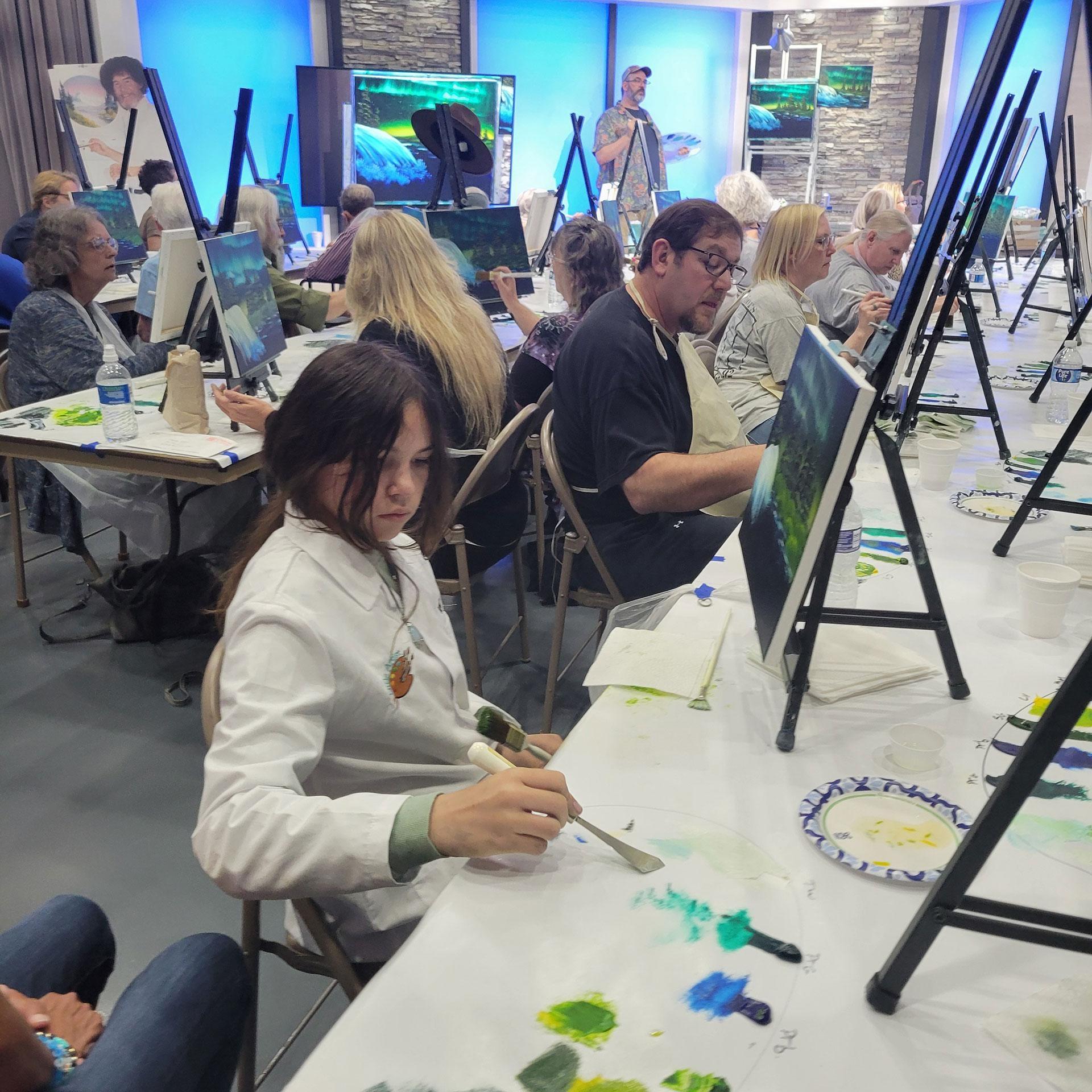 Whether you're a first-time painter or a seasoned artist, this workshop is for everyone