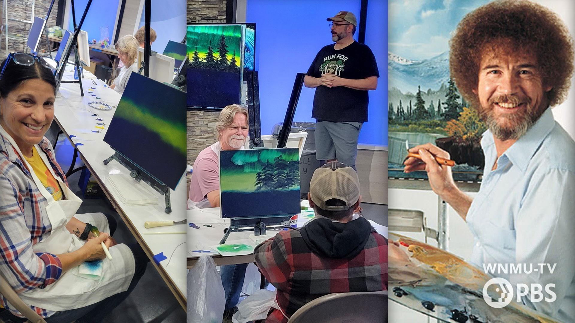 Join WNMU-TV for a Bob Ross Painting Workshop on June 7 or June 8, 2025! Choose one day to learn the 'Joy of Painting' with Certified Bob Ross Instructor® Ted Simpson. No experience needed—supplies, lunch, and a studio tour included. Sign up today!