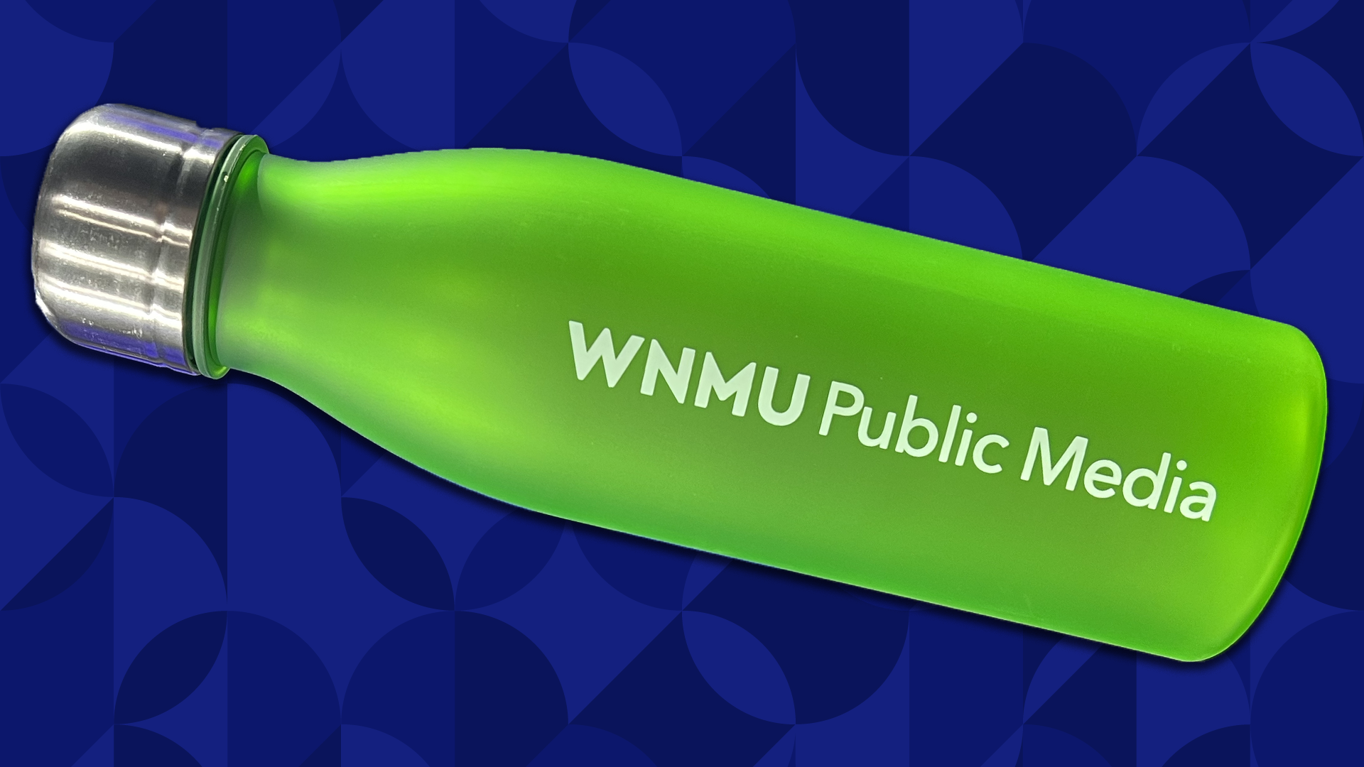 WNMU Public Media green Water Bottle