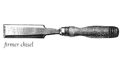 firmer chisel drawing
