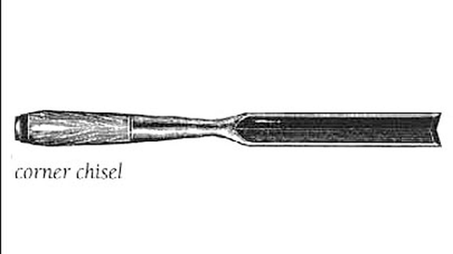 Chisel, Corner Wood working Tool