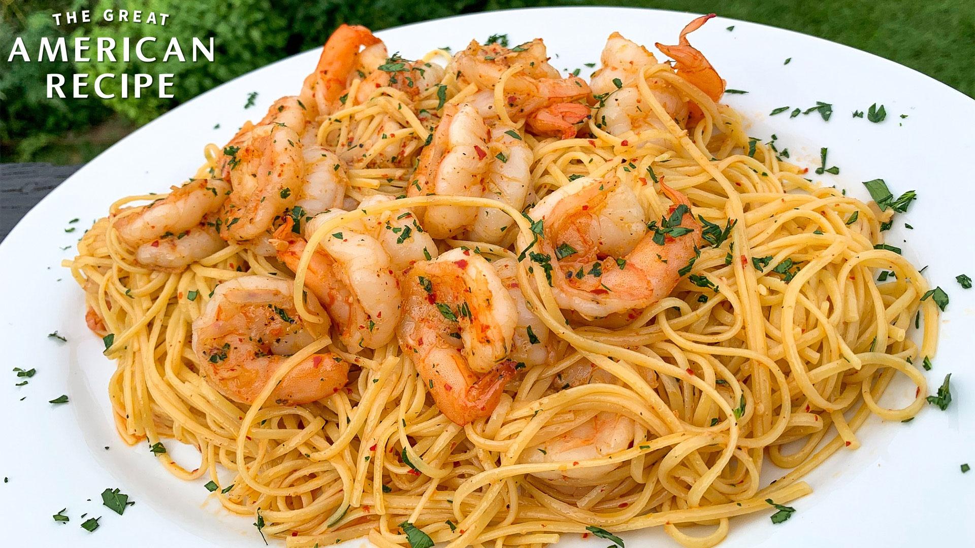 Shrimp Scampi with Spaghetti #Campbell's Dinner Sauces : Soni's Food