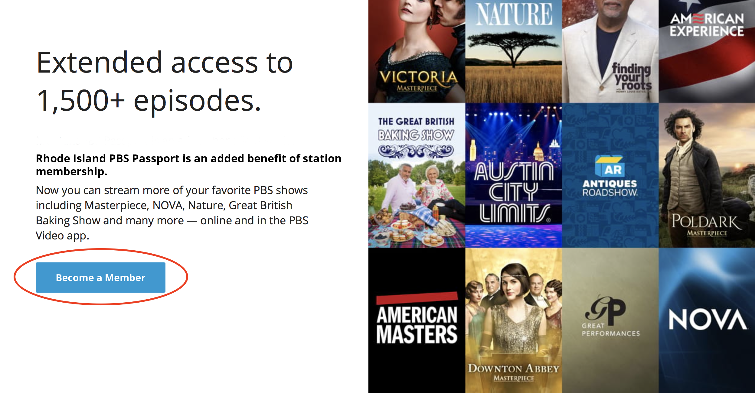 Getting started with PBS Passport : PBS Help