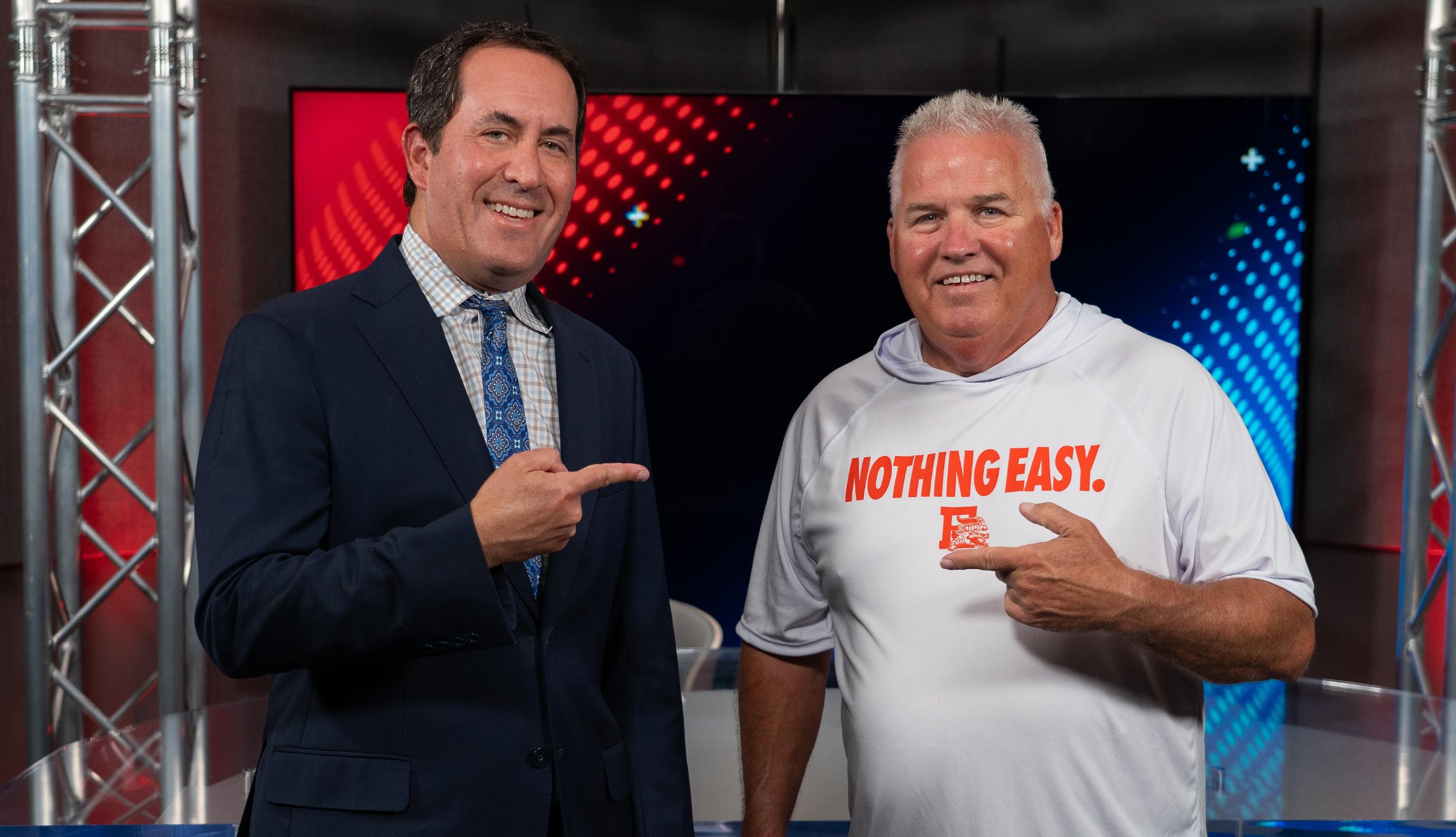 Steve Nissim and Coach Mike Bennett
