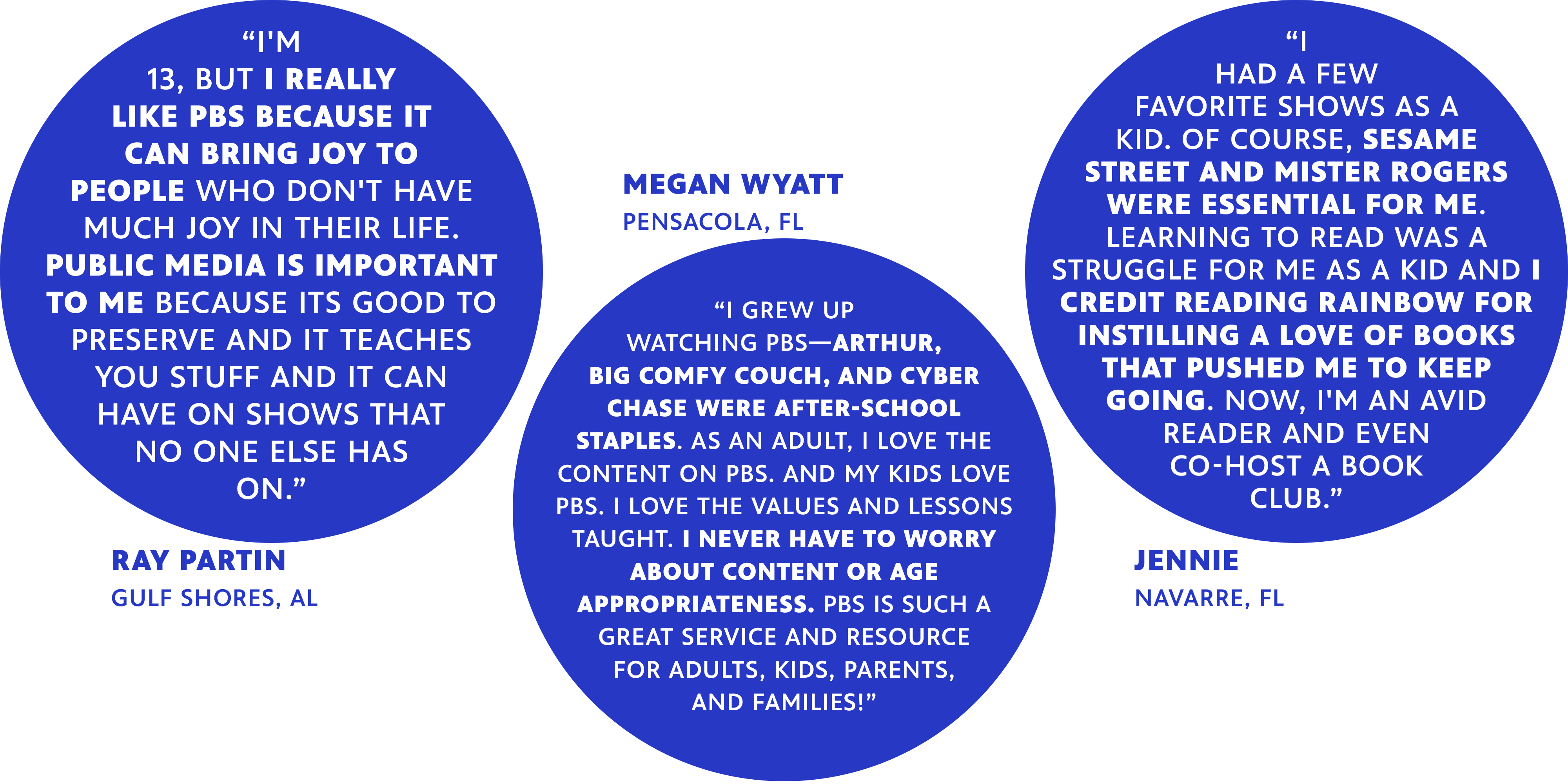 #ILoveWSRE Quotes Submitted by Local Viewers like Ray Partin, Megan Wyatt, and Jennie