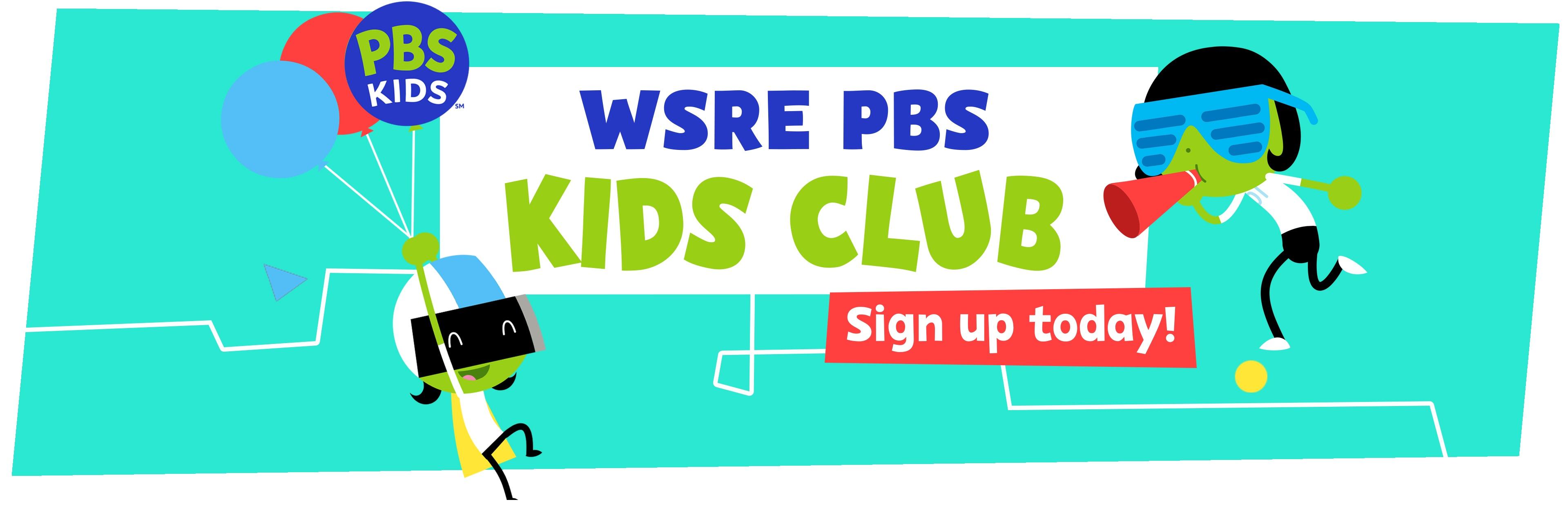 WSRE PBS Kids Club Header