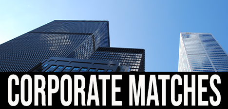 "Corporate Matches" image of skyscrapers