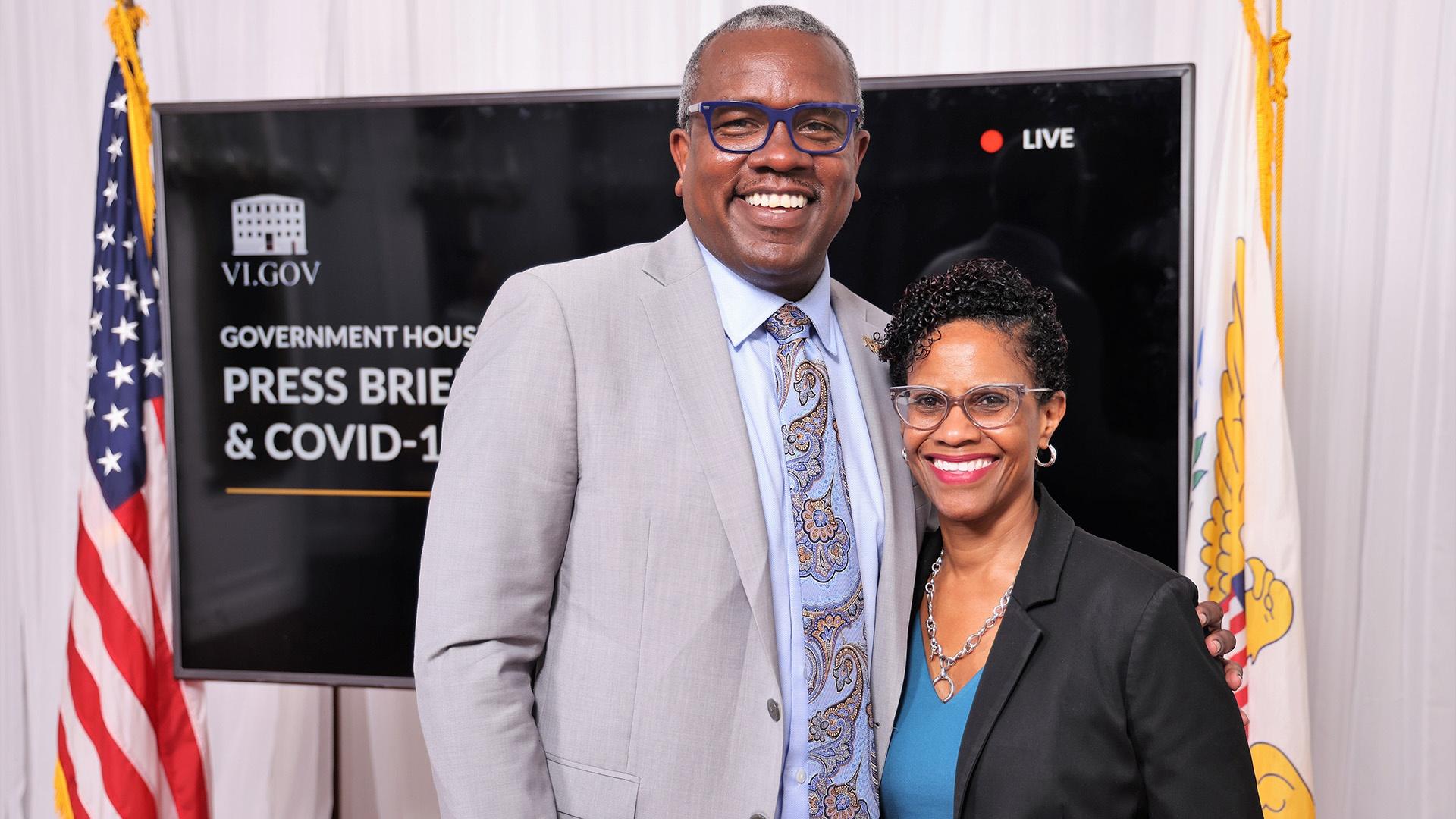 Governor Albert Bryan Jr. & H. Nathalie Hodge