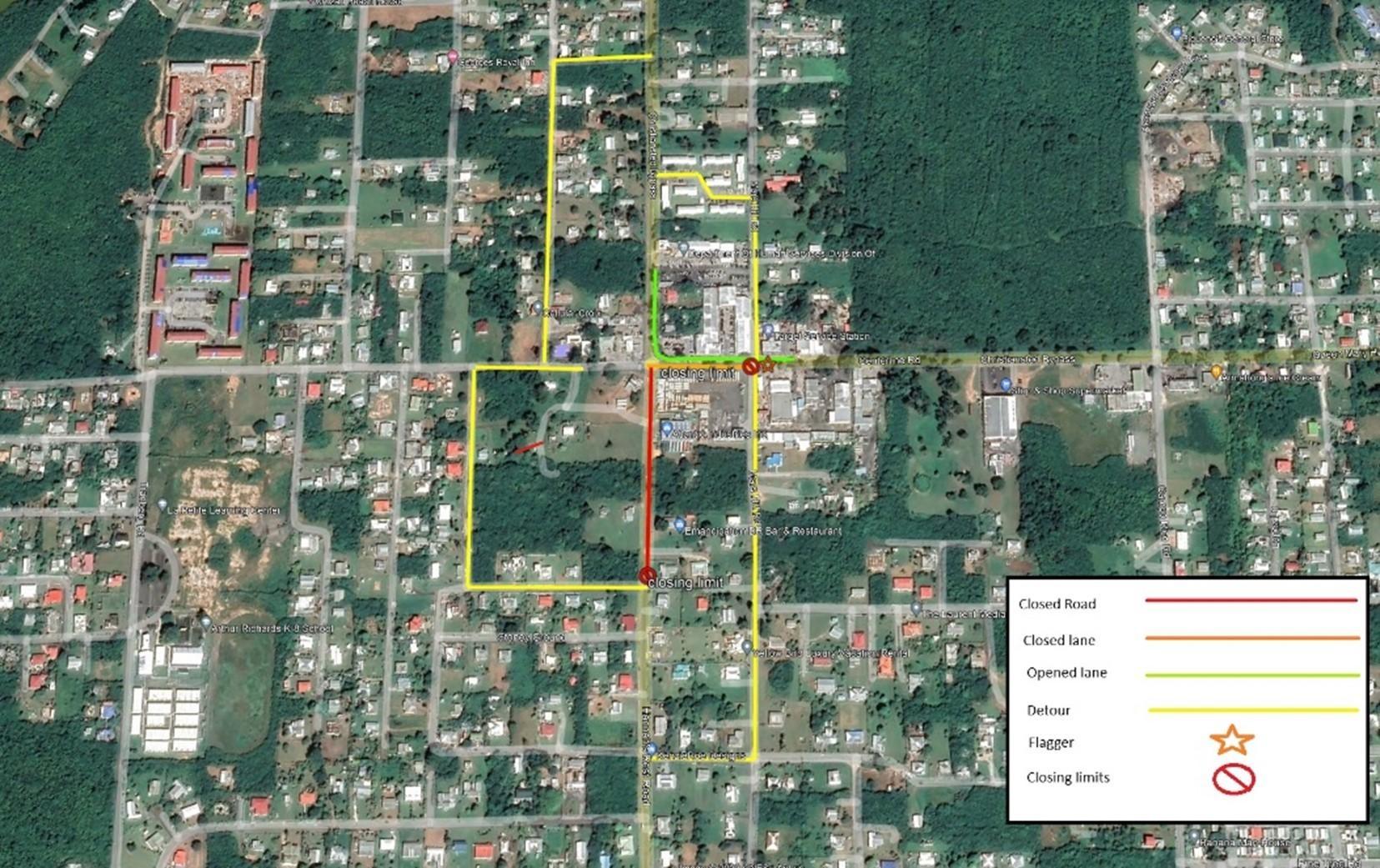 Detour Map