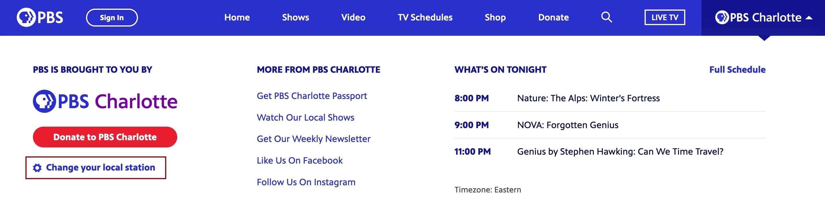 How to Change Your Location and Local Stations in   TV