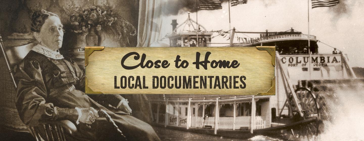 Closer to Home - Local Documentaries - Lydia Moss Bradley in a chair and the Steamboat Columbia