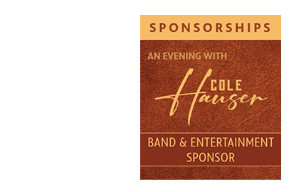 An Evening with Cole Hauser Band & Entertainment Sponsor