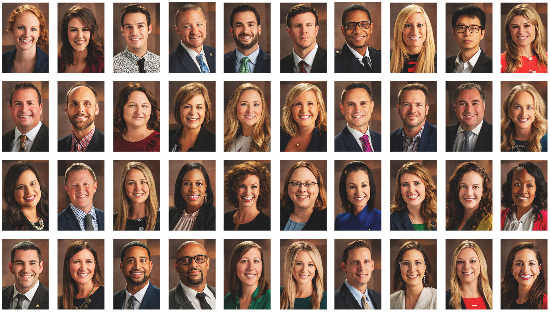The 2019 40 Leaders Under Forty class photo