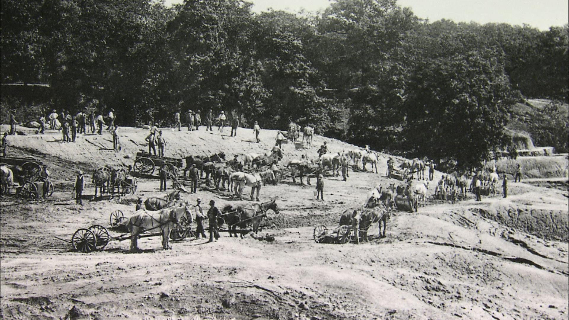 Construction of Grand View Drive