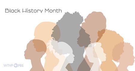 People Silhouetted  - Black History Month