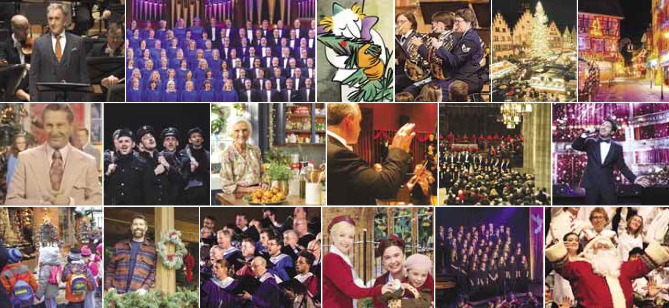 A grid of Various Holiday Specials