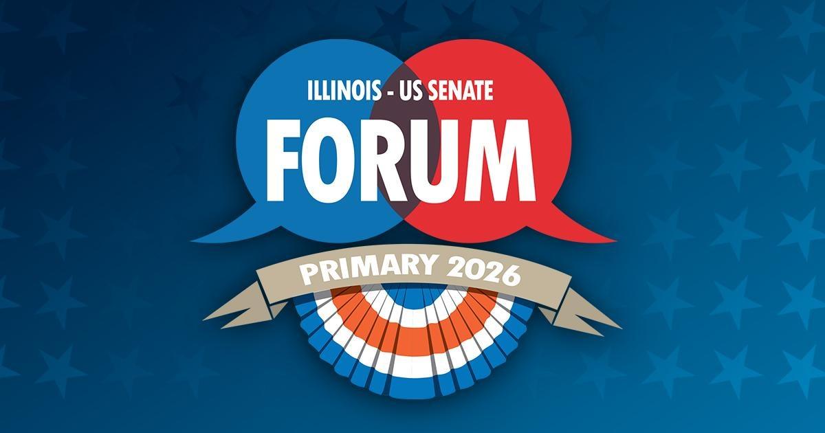 Illinois U.S. Senate Forum - Primary 2026 - Thursday, February 26, WTVP 47.1 | On-Demand | 7pm Republican Primary Forum, 8pm Democratic Primary Forum. Forum Partners WTVP | PBS, League of Women Voters of Illinois and of Greater Peoria.