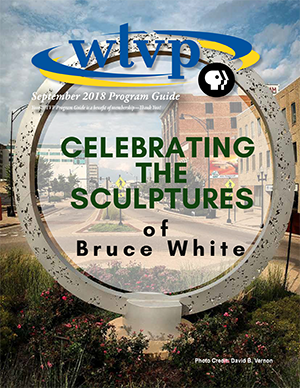 September 2018 Program Guide Cover - Celebrating the Sculptures of Bruce White