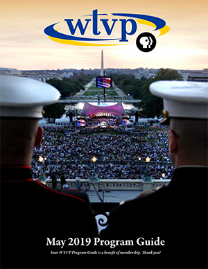 February 2019 Program Guide Cover - View of the National Mall during the Memorial Day Concert