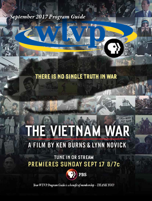 September 2017 Program Guide Cover - The Vietnam War, A Film by Ken Burns & Lynn Novick