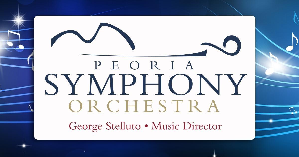 The Peoria Symphony Orchestra Logo, George Stelluto, Music Director