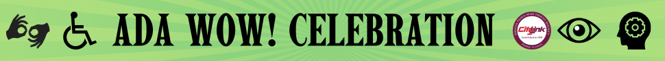 An AD with the text "ADA WOW! CELEBRATION" and the CityLink Logo