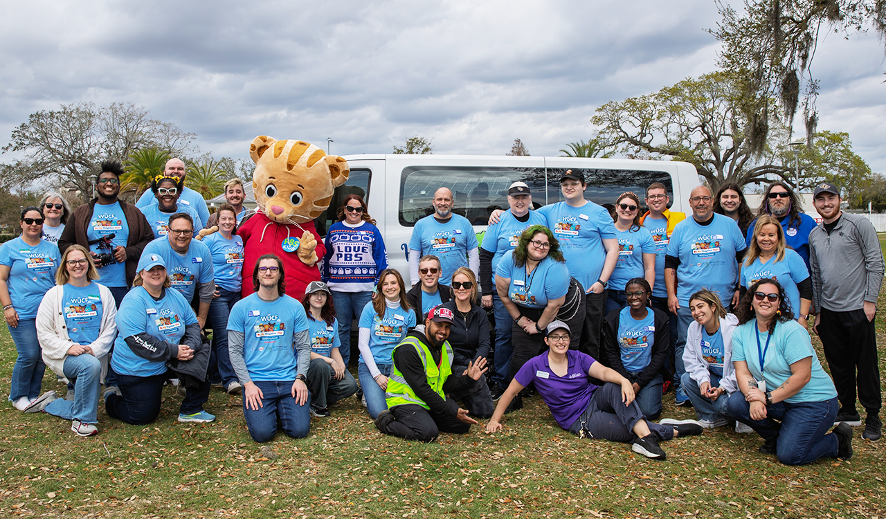 On Feb. 22, 2025, WUCF hosted their annual Be My Neighbor Day at Lake Lorna Doone in Orlando featuring family activities and a park cleanup.